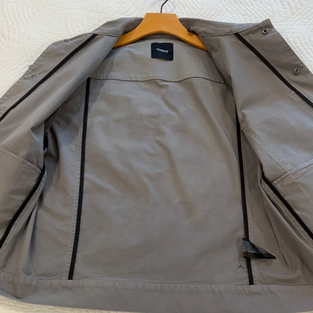 Theory Classic Jacket, Jaimie Rinsed Grey - Picture 7 of 11